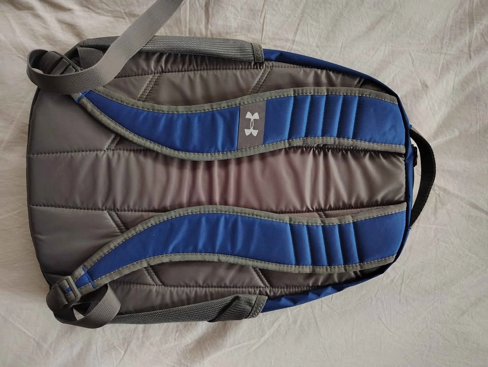 Under Armour Team Hustle Storm Backpack Royal Blue/Grey NWT 3.0 - photo 2