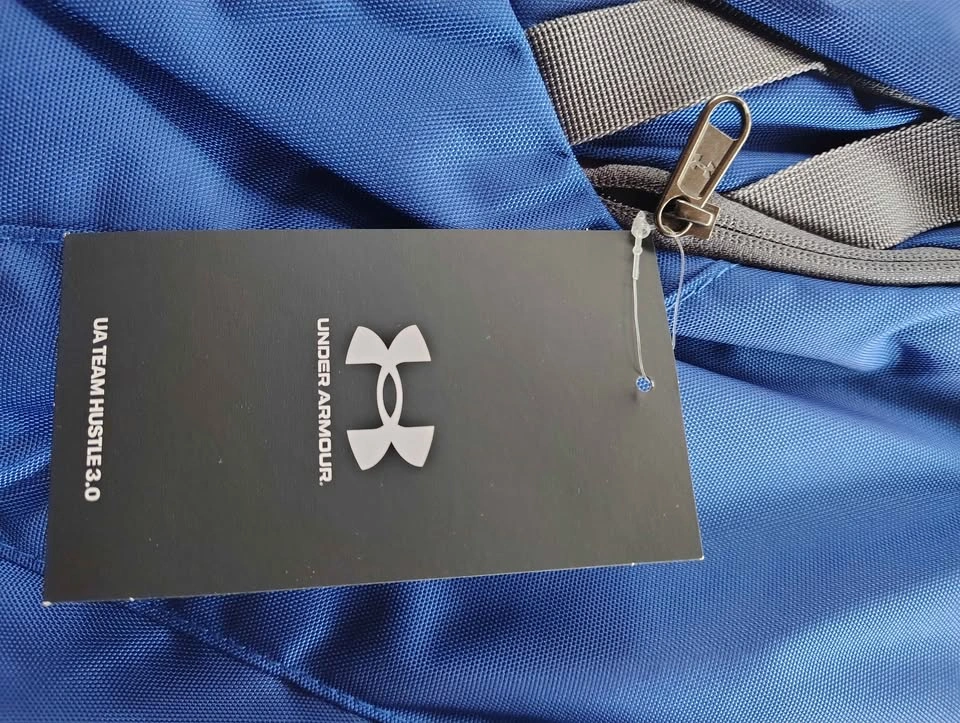Under Armour Team Hustle Storm Backpack Royal Blue/Grey NWT 3.0 - photo 5