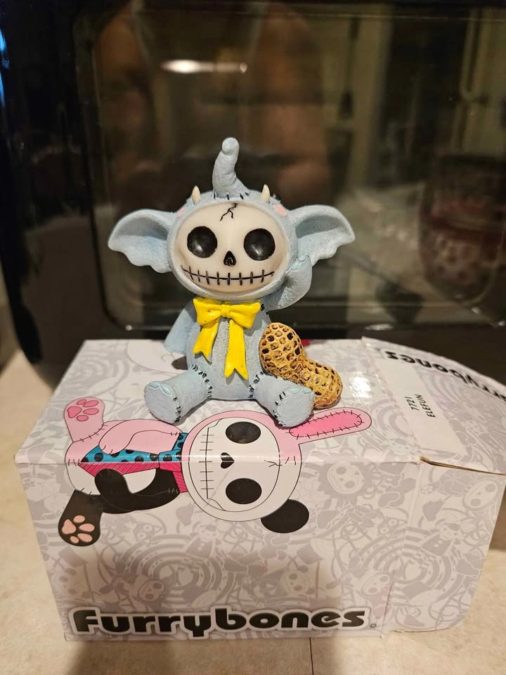 Furry Bones Elephant Figure - photo 2
