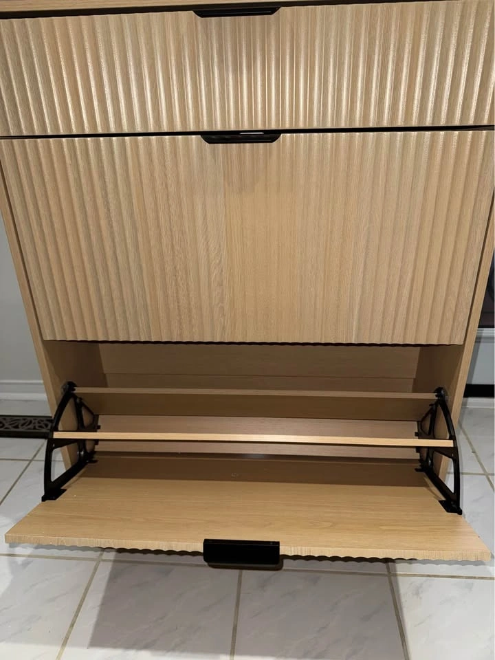 NEW Fluted Shoe Storage Cabinet - Assembled - photo 5