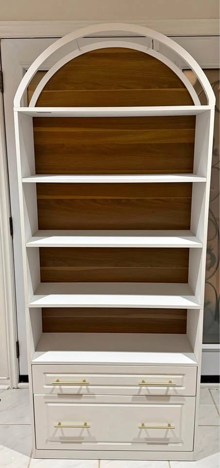 Luxury Arched Bookcase - Brand New & Assembled, NEVER USED