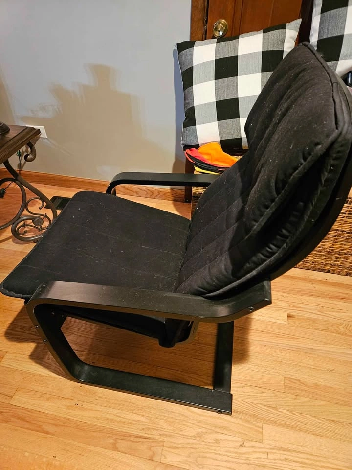Ikea Black Chair - photo 2