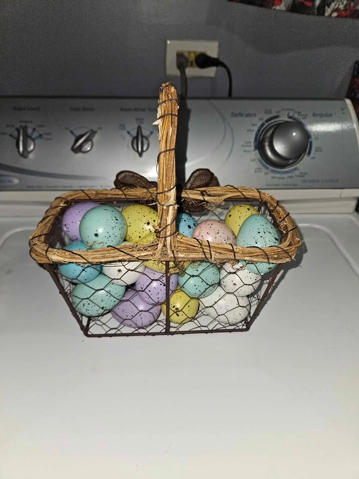 Easter Basket with Eggs - photo 2
