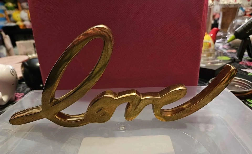 Brass Love and Xoxo Decor Words - photo 2