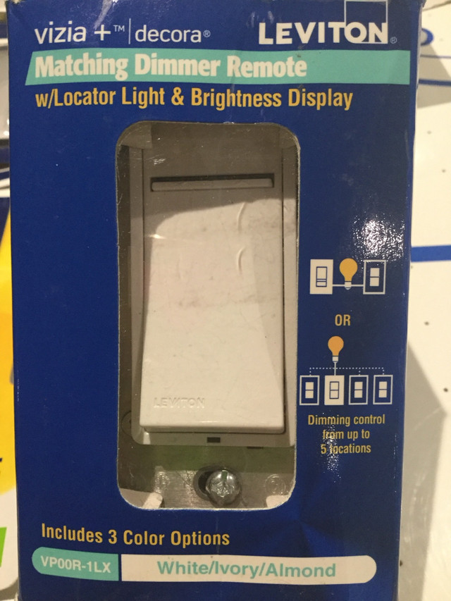 Leviton Light Switch Dimmer RE00R and VP00R-1LX - photo 4