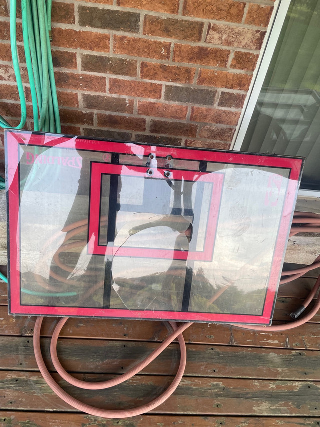 Basketball back boards - shattered- frame excellent