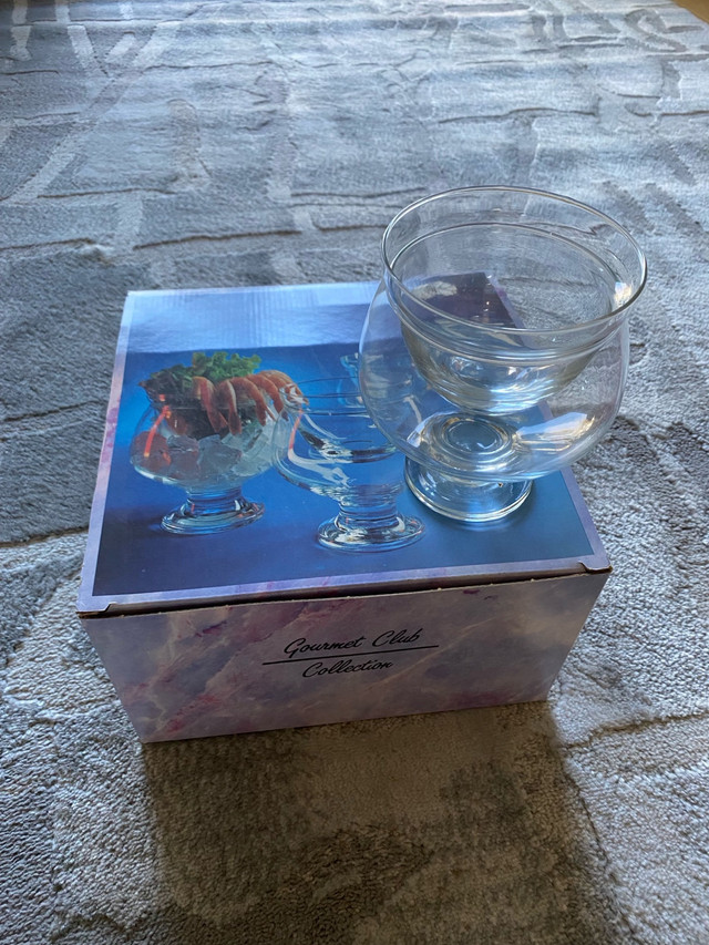 Glass shrimp cocktail serving glasses - photo 2