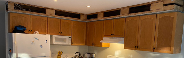 Kitchen wall cabinets - no doors
