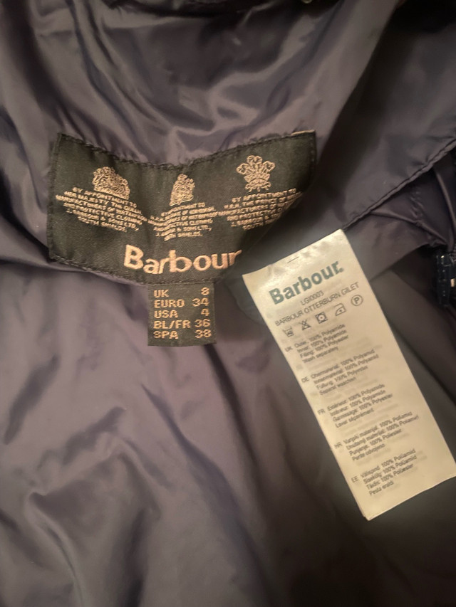 Barbour vest jacket - Navy Blue - Otterburn Gilet size US 4 - photo 4