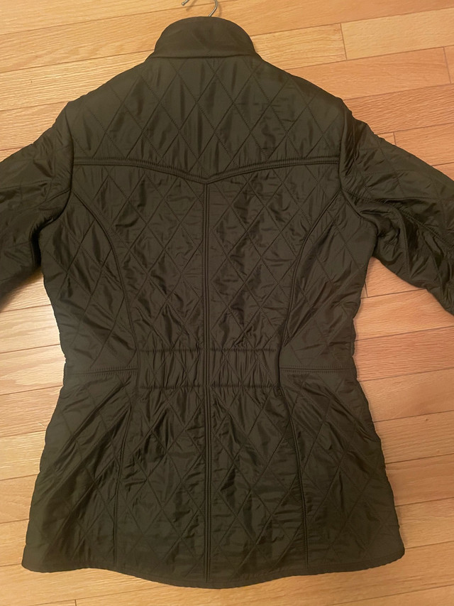 Barbour quilted jacket - olive - Cavalary Polarquilt size US 6 - photo 2
