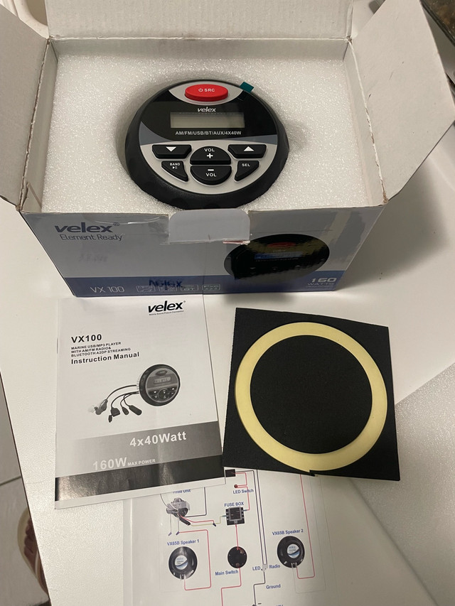 Velex VX110 Marine Stereo - Bluetooth - photo 3