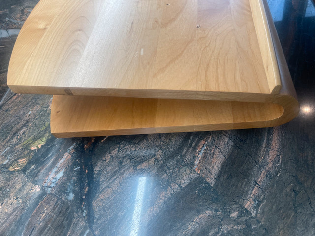 Levenger maple wood  book stand - lazy Susan - photo 5