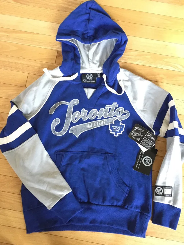 Toronto Maple Leafs -Authentic NHL Hoodie sweatshirt NEW thumbnail