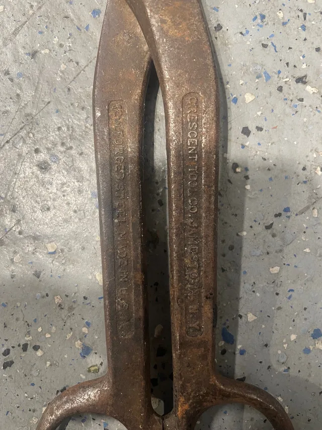 Crescent tools 12” Antique forged steel shears image indicator(2)