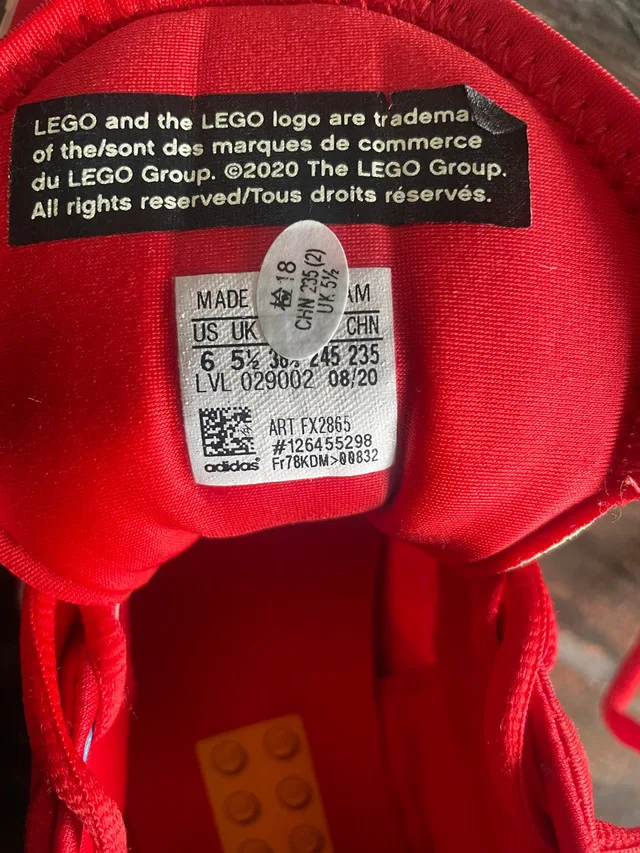 Adidas Lego sneakers size 6 image indicator(3)