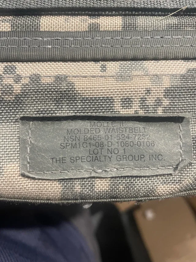 MOLLE II Molded Waist Belt image indicator(2)