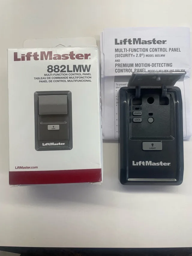 New LiftMaster 882LMW Control Panel image indicator(2)