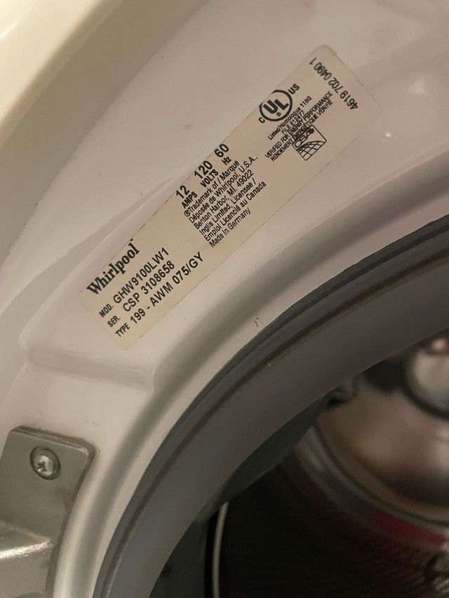 Whirlpool Duet Washer Parts - photo 4