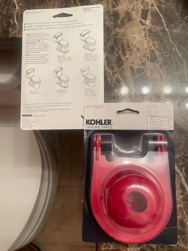 Kohler gp1078441 toilet tank flapper - photo 2