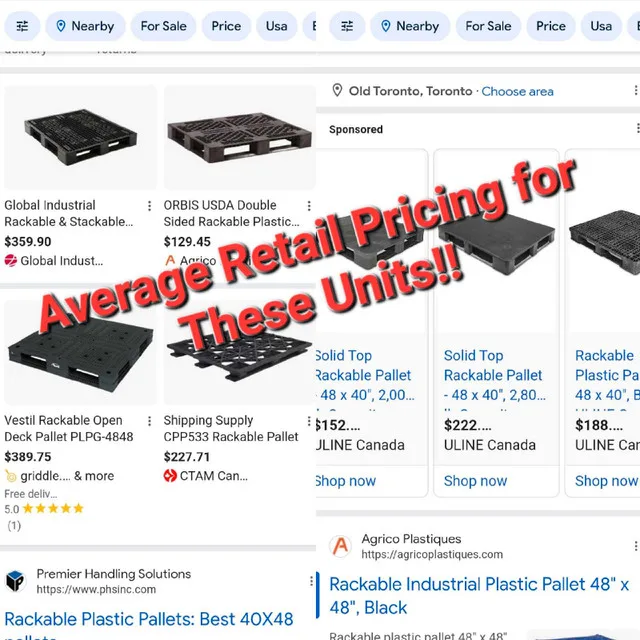 ➡️ Heavy-Duty Industrial Plastic Pallets image indicator(2)