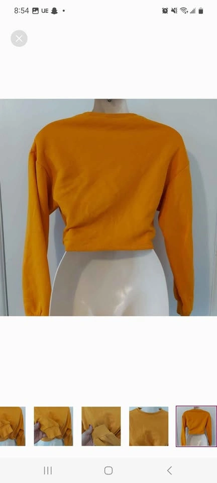 Ladies long-sleeve crop sweater size XS - photo 3
