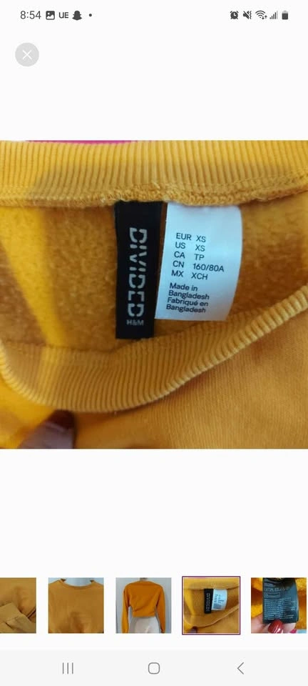 Ladies long-sleeve crop sweater size XS - photo 4