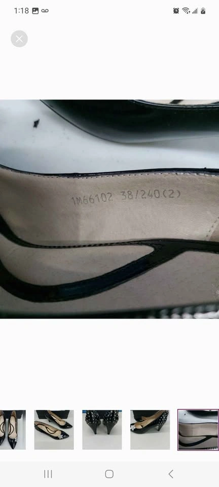 Ladies high heels shoes size 7.5 - photo 4