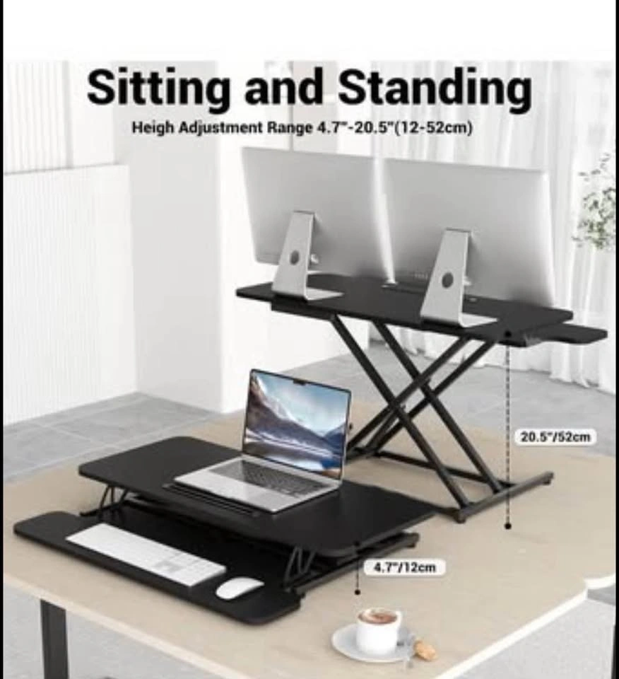 ERGOMAKER Standing Desk Converter - 36" Wide - photo 3