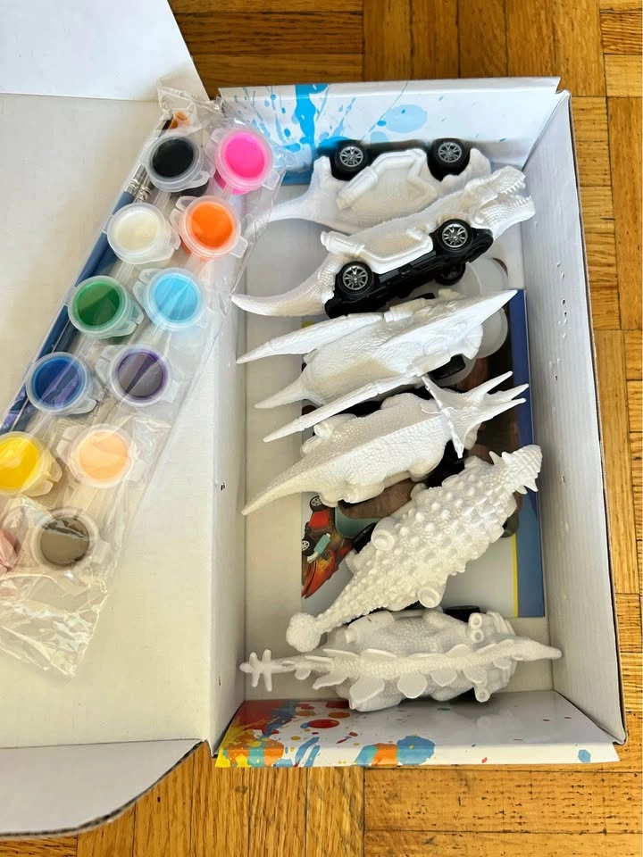 DIY Painting Dino Cars Kit for kids - photo 3