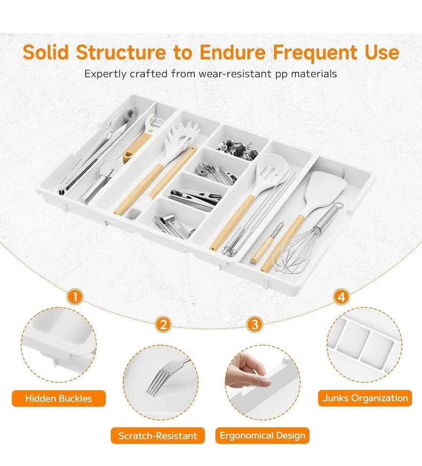 Expandable Utensil Drawer Organizer - photo 2
