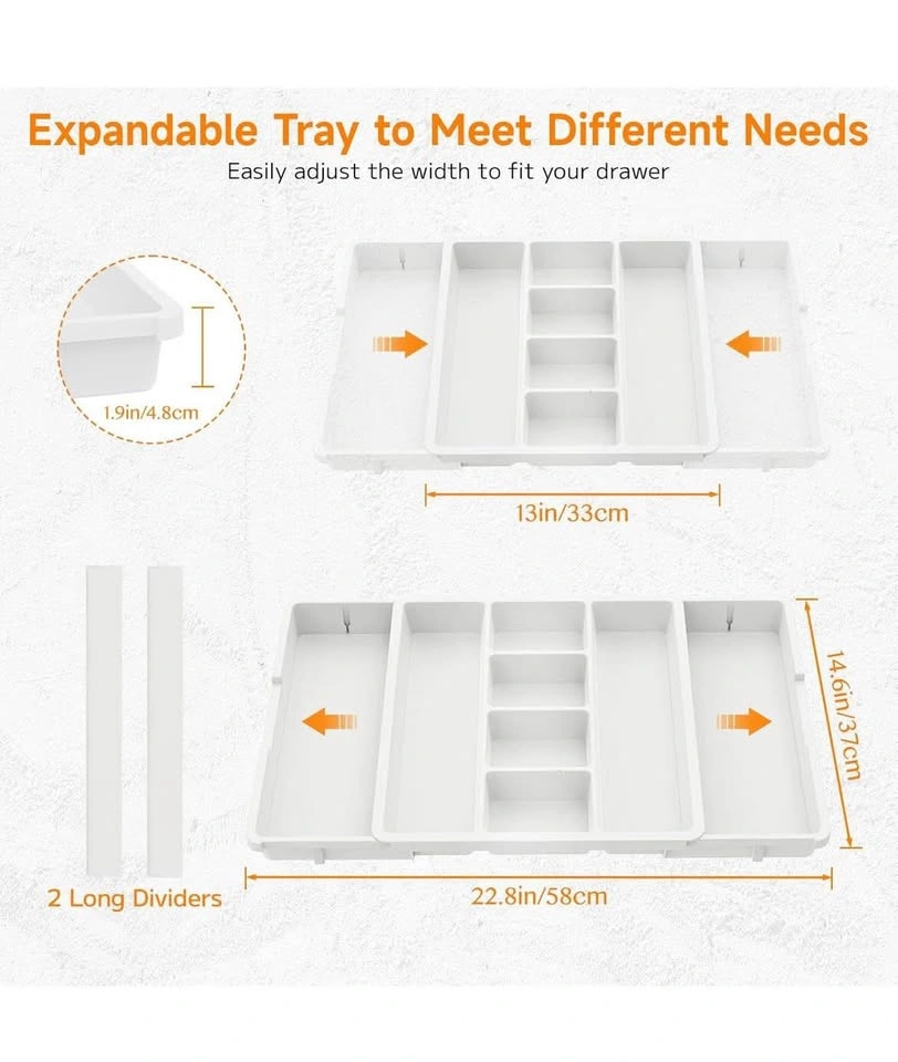 Expandable Utensil Drawer Organizer - photo 3
