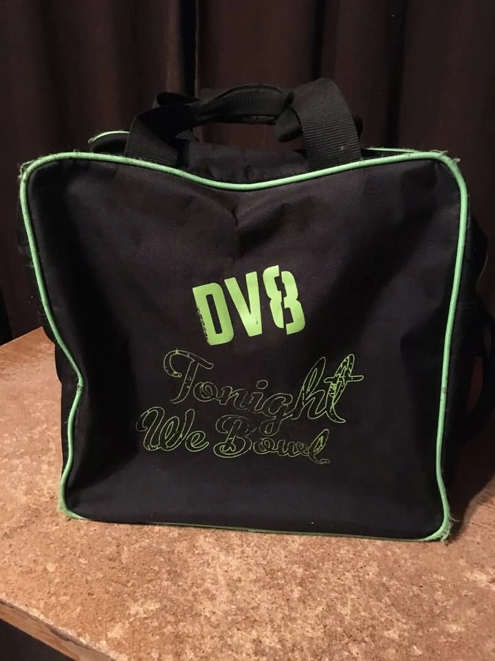 DV8 ZOMBIE SINGLE BOWLING BALL BAG TONIGHT WE BOWL BLACK & GREEN - photo 2