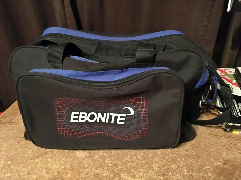 Ebonite Two Bowling Ball Duffel Bag w/ Shoulder Strap