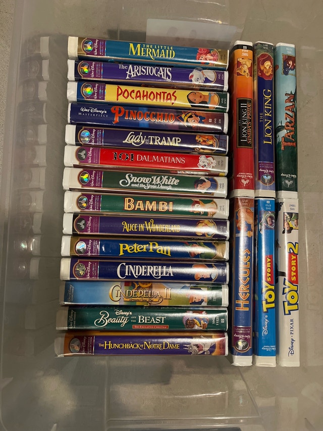 20 Disney VHS Movies