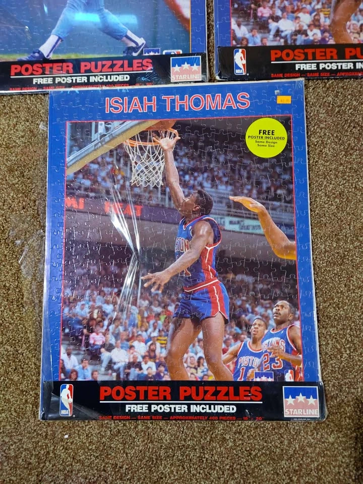 Vintage Rare 1988 Sports Poster Puzzles x3 - photo 2