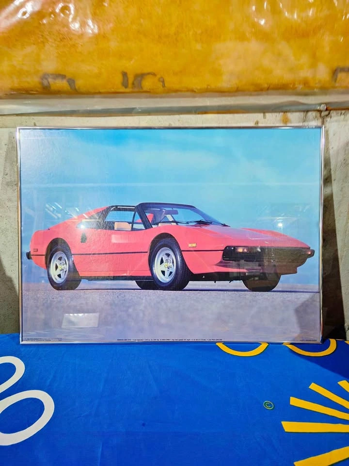 Vintage Rare 1983 Ferrari 308 GTSi Dealership Promo Poster