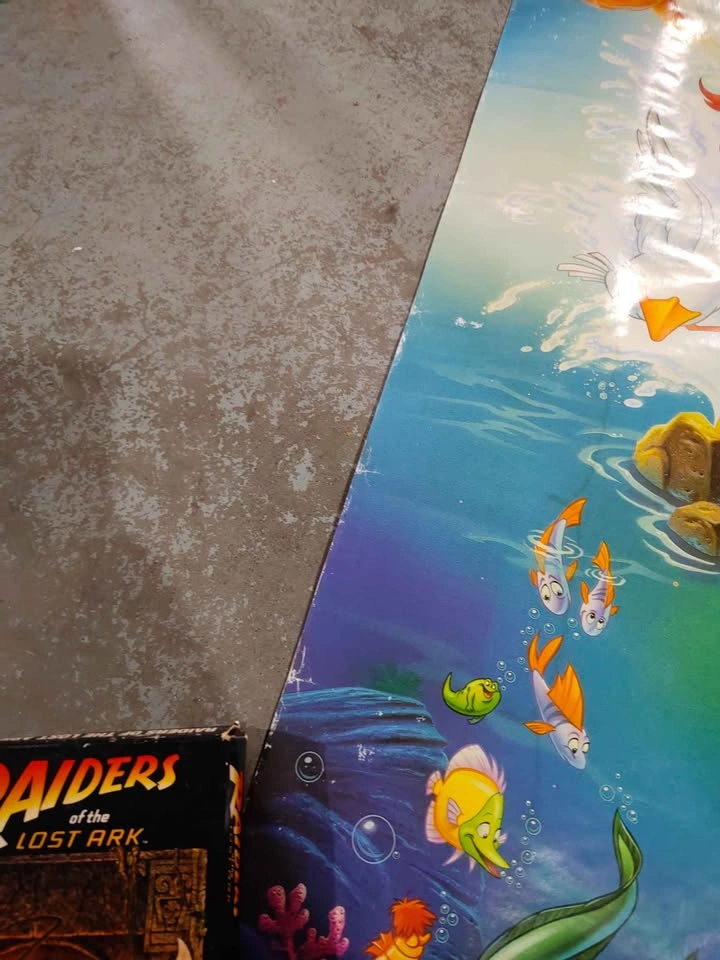 Vintage Rare 1989 Little Mermaid Error Poster - photo 3