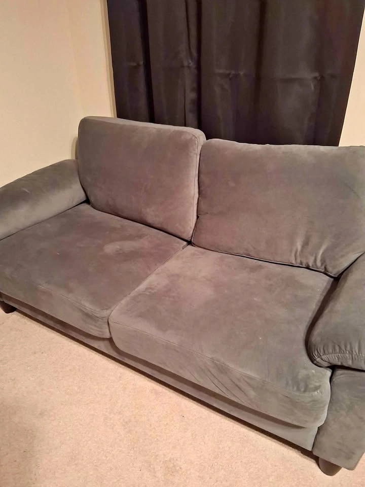BEAUTIFUL GREY SMALL SOFA