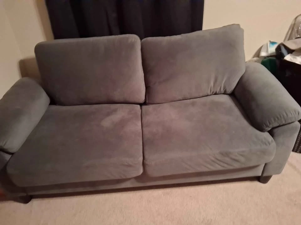 BEAUTIFUL GREY SMALL SOFA - photo 2