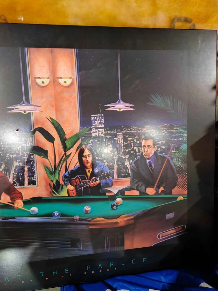 Vintage 1993 Billiards Night At the Parlor Poster - photo 3