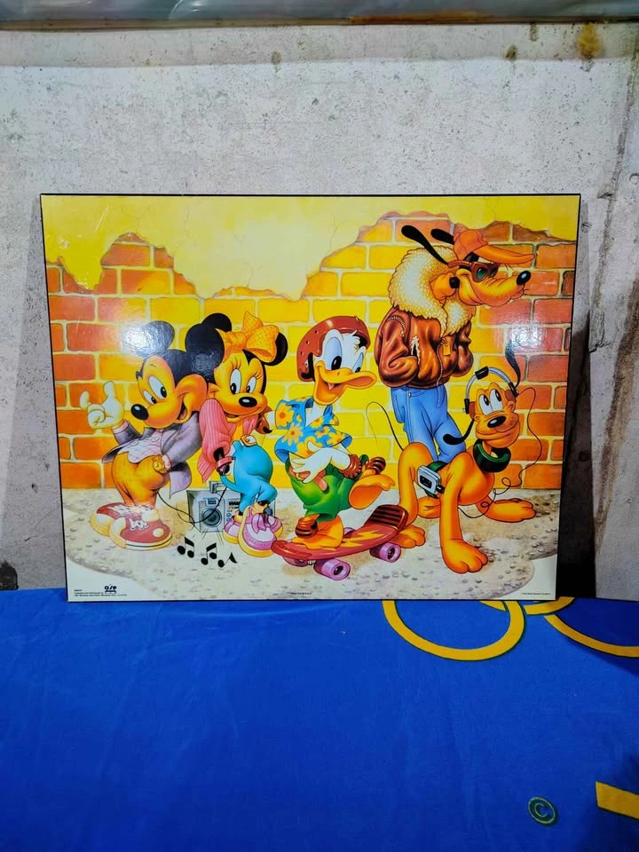 Vintage 90's Disney Laminated Wooden Posters x3 - photo 3