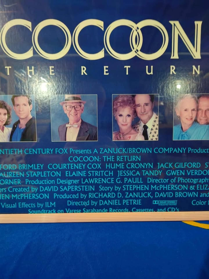 Vintage Rare 1988 Cocoon The Return Movie Poster Framed - photo 4