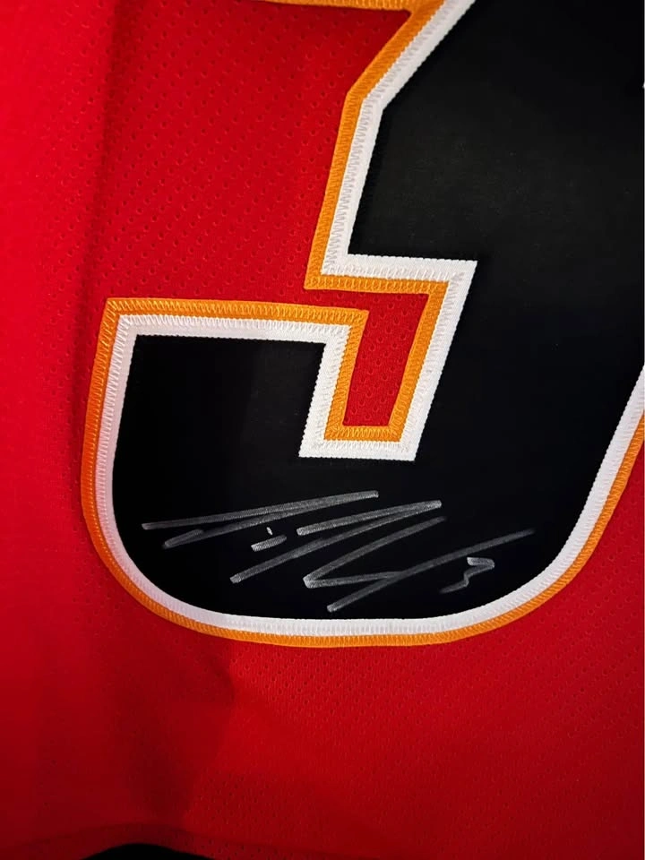KSA Certified Dion Phaneuf Authentic CCM Jersey Autographed - photo 3