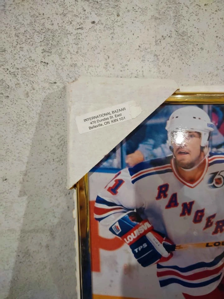 Vintage 90's Mark Messier New York Rangers Poster - photo 2