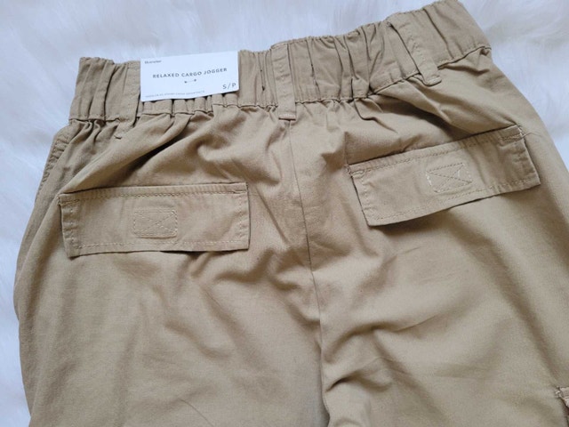 Women's Lightweight Linen Cargo Trousers - Blue Notes - photo 4