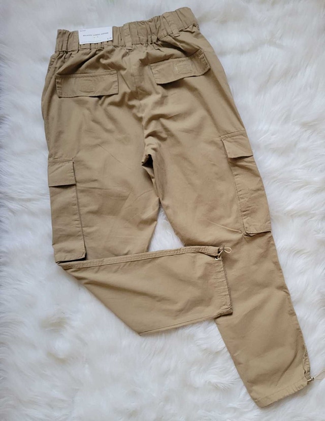 Women's Lightweight Linen Cargo Trousers - Blue Notes - photo 5