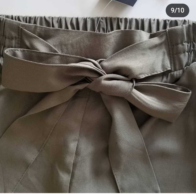 Women's Lightweight Linen Trousers Blue Notes Army Green