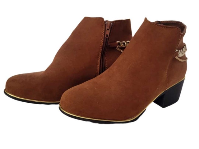 Ardene Women's Ankle Boots - Tobacco, Size 7