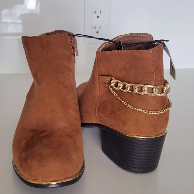 Ardene Women's Ankle Boots - Tobacco, Size 7 - photo 4