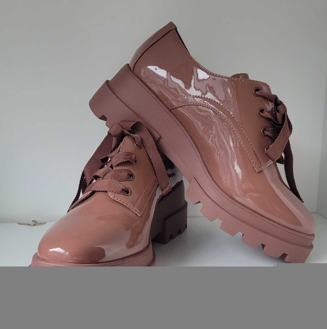 Aldo Pink Patent Leather Closed Shoes - photo 2